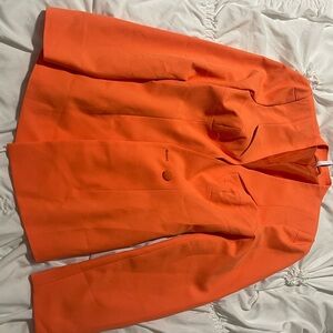 Women's Orange Blazer